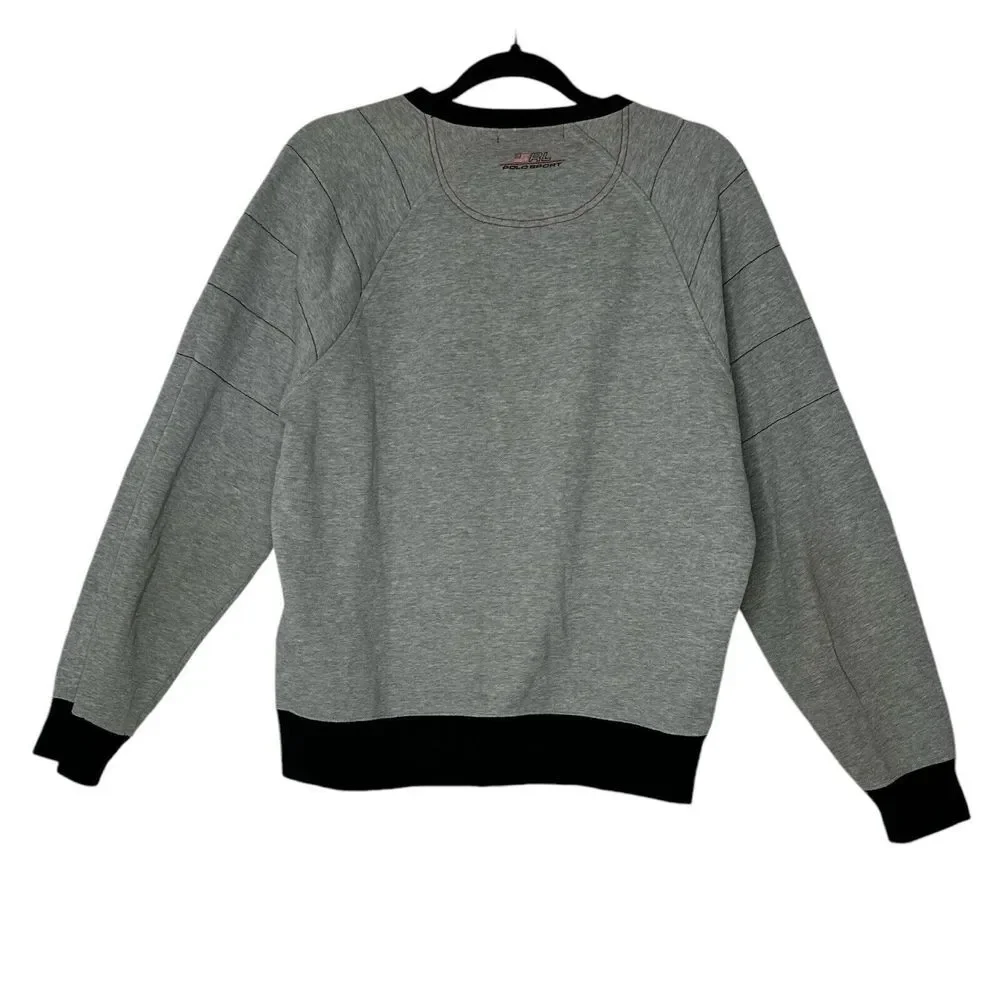 Vintage Polo Sport Ralph Lauren Crewneck Small  Grey USA 90's  Y2K Outdoor‎